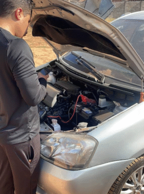 teste do alternador do carro